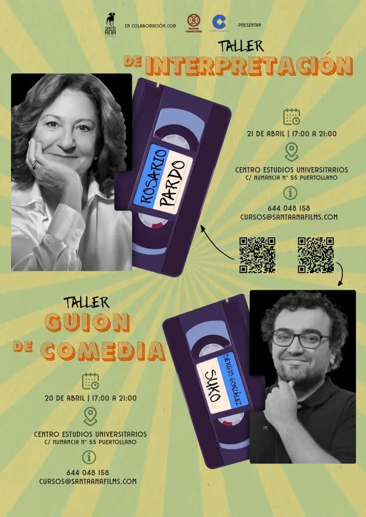 Santa Ana Films - Formación - CARTEL TALLERES QR scaled